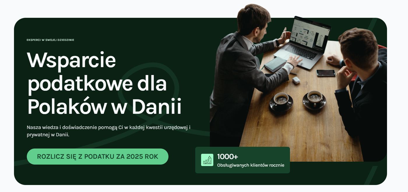 Sprzedaż dochodowej firmy księgowo-podatkowej obsługującej Polaków w Danii. Stały przychód i dynamiczny wzrost